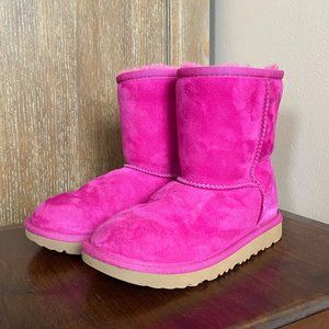 UGG CLASSIC II BOOT KIDS PINK ROCK ROSE (SIZE 1)
